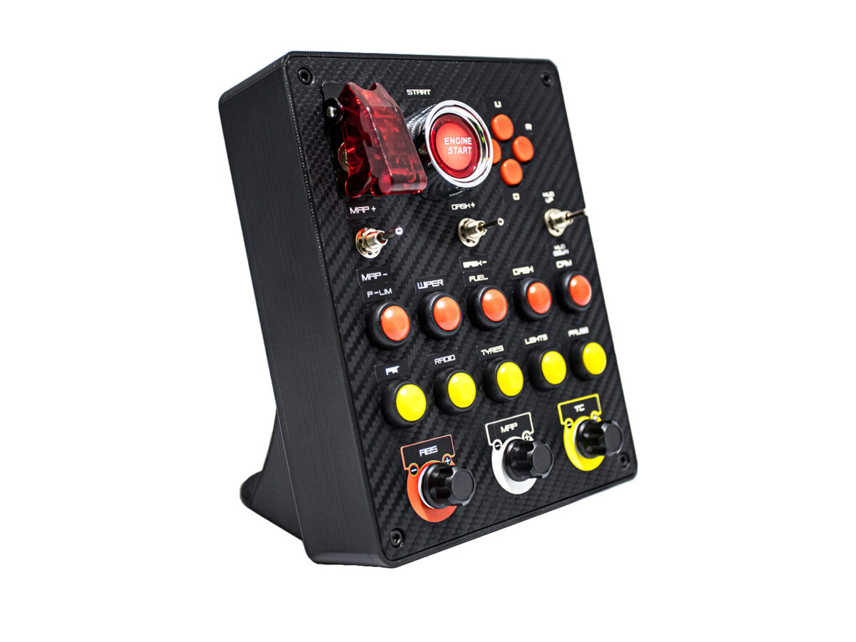 Szimulátor Button Box Medium - Piros-Sárga verzió