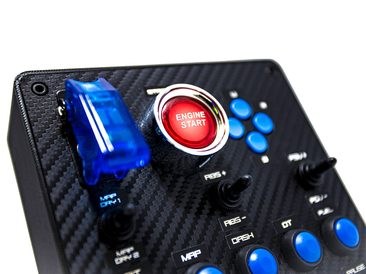 Szimulátor Button Box Medium - Közeli