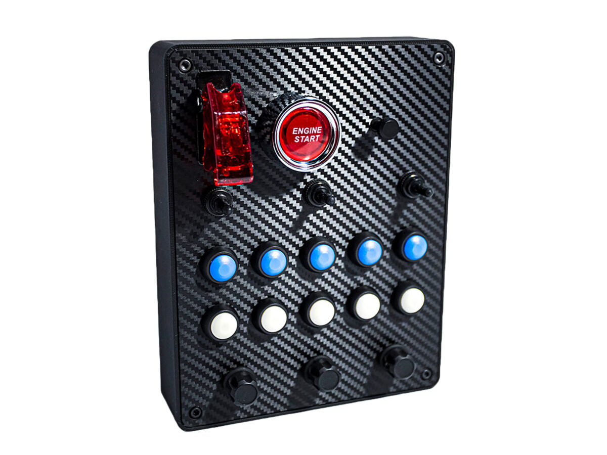 Szimulátor Button Box Medium - Multikapcsolóval