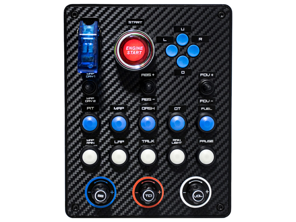 Szimulátor Button Box Medium - Szemből
