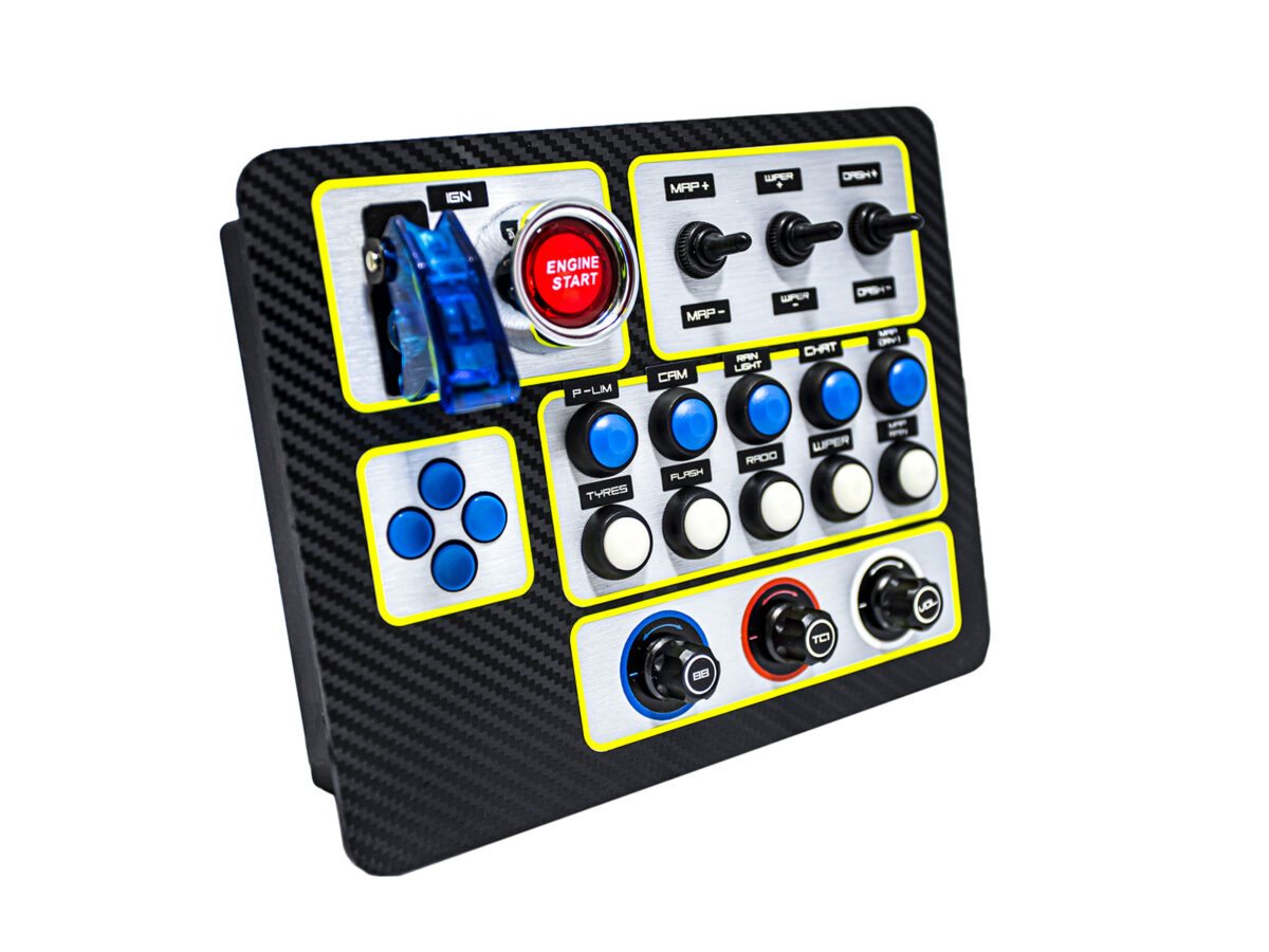ButtonBox Panel - Kék Fehér profilkép