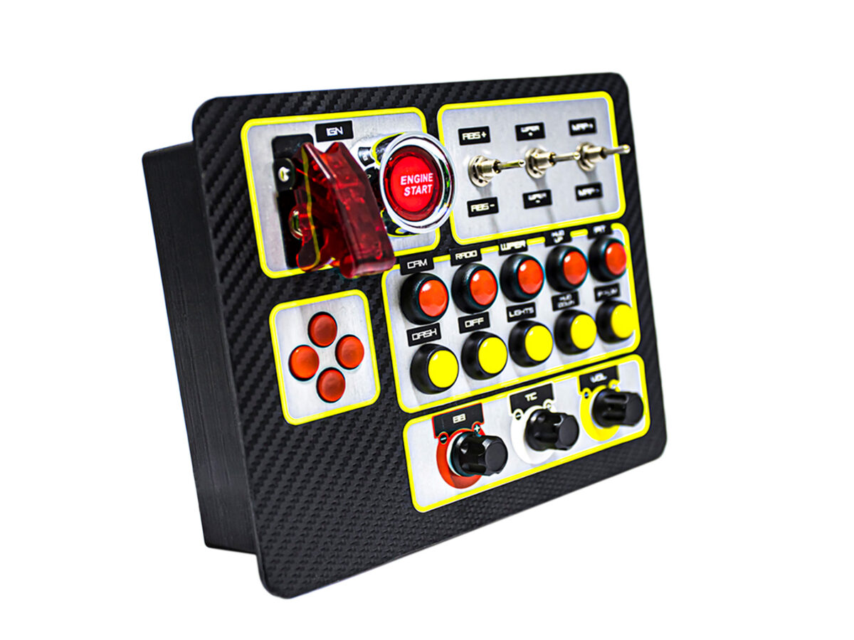 ButtonBox Panel - piros sárga verzió
