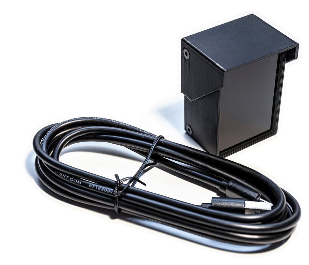 Fokozatszám jelző napellenző - USB-C kábellel