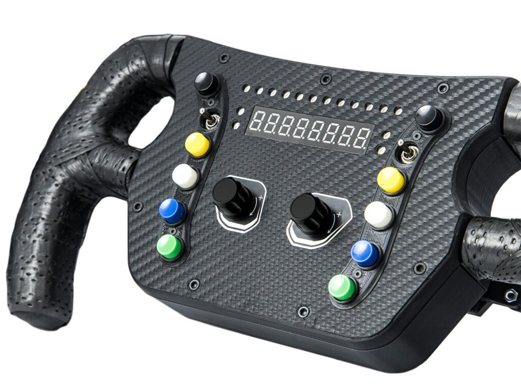 F1 Pro v3.1 szimulátor kormány közeli